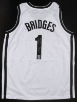 Mikal Bridges Signed Jersey Inscribed "Brooklyn Bridges" (USA SM) at PristineAuction.com