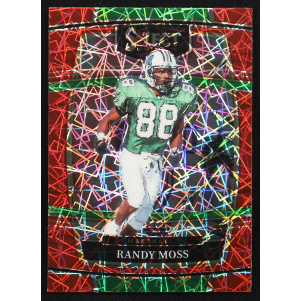 Randy Moss 2022 Select Draft Picks Prizms Red Lazer #68 at PristineAuction.com