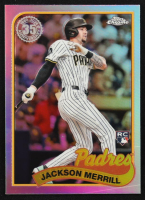 Jackson Merrill 2024 Topps Chrome Update '89 Topps #89CU9 RC at PristineAuction.com