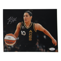 Kelsey Plum Signed Aces 8x10 Photo (JSA) at PristineAuction.com
