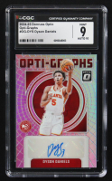 Dyson Daniels 2024-25 Donruss Optic Opti-Graphs Holo #41 #81/99 (CGC 9 | Auto 10) at PristineAuction.com
