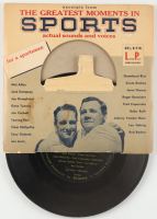 1955 Greatest Moments in Sports 1/3 RPM Vinyl Record with Full Original Sleeve at PristineAuction.com