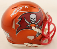 Mike Evans Signed Buccaneers Flash Alternate Speed Mini Helmet (Beckett) at PristineAuction.com