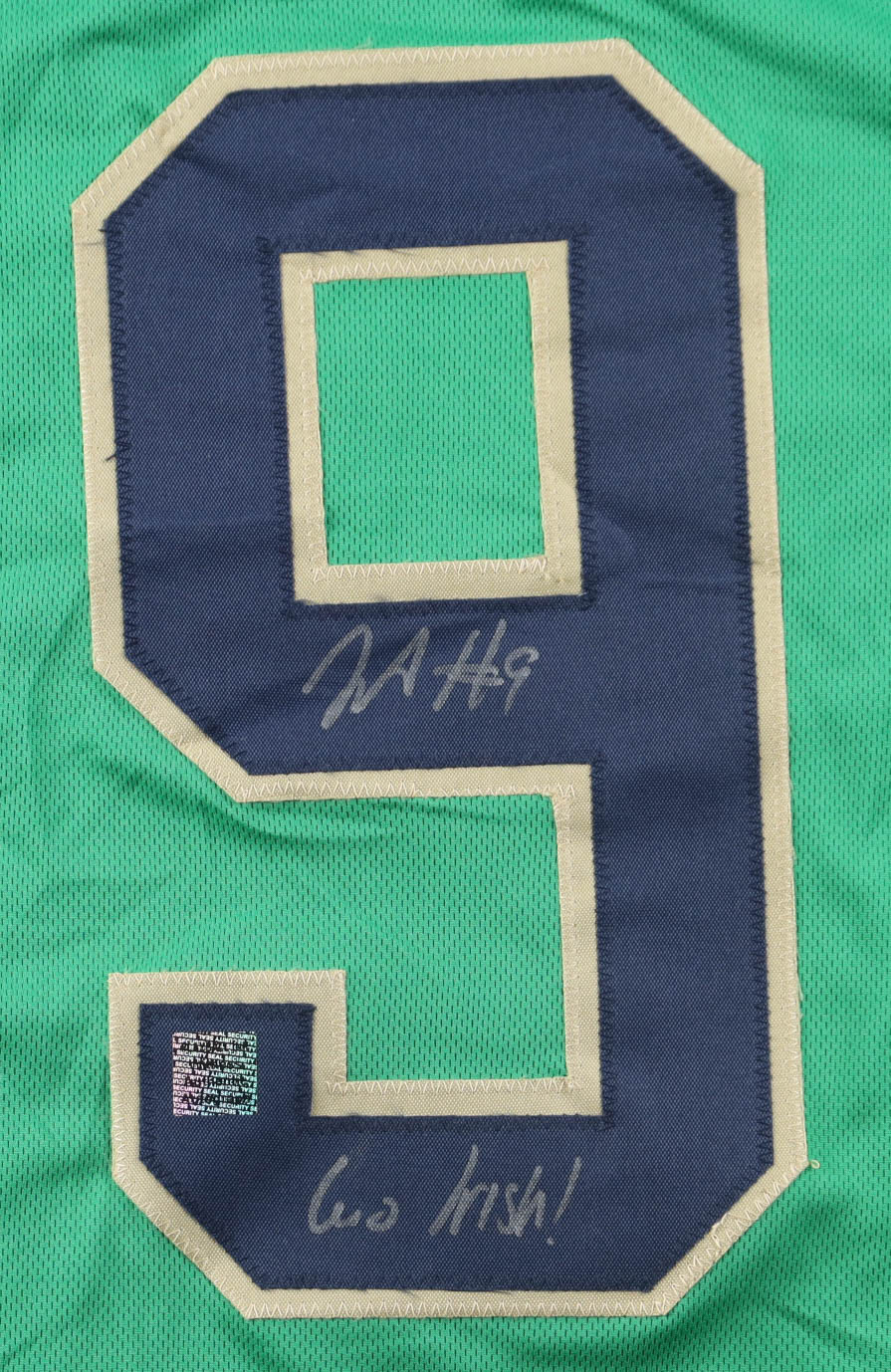 Jayson Ademilola Signed Jersey Inscribed "Go Irish!" (Playball Ink) at PristineAuction.com Jayson Ademilola Signed Jersey Inscribed "Go Irish!" (Playball Ink) at PristineAuction.com