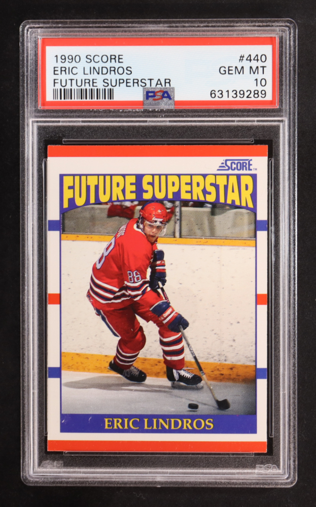 Eric Lindros 1990-91 Score #440 RC (PSA 10)