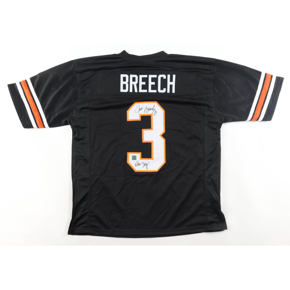 Jim Breech Signed Jersey Inscribed "Who Dey!" (Playball Ink) at PristineAuction.com