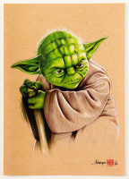 "Yoda" Star Wars LE 8x12 Art Print by Thang Nguyen #/100 (PA) at PristineAuction.com