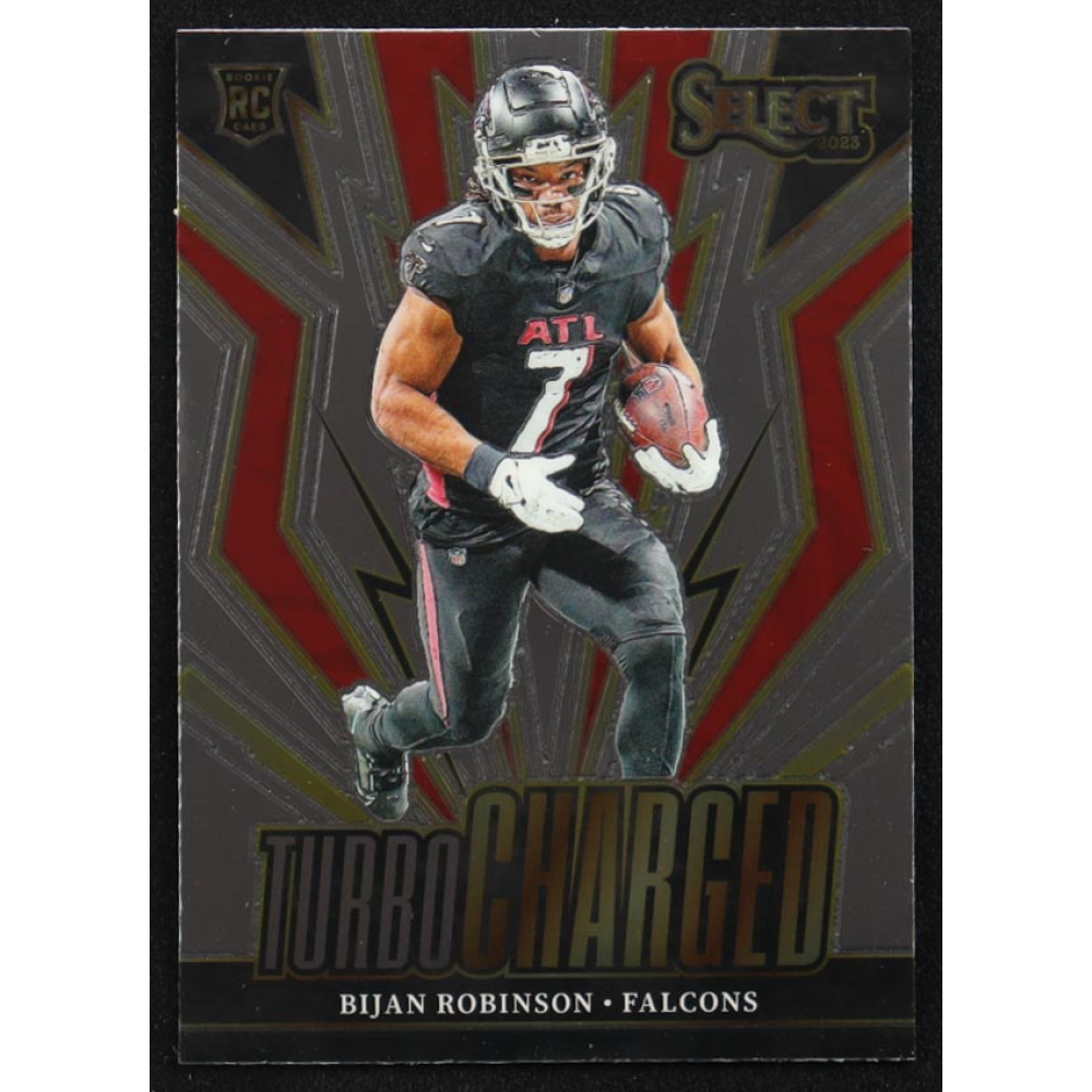 Bijan Robinson 2023 Select Turbocharged #6 RC at PristineAuction.com