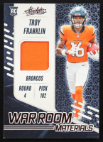 Troy Franklin 2024 Absolute War Room Materials #29 #074/199 RC at PristineAuction.com