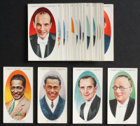1936 Lambert & Butler Dance Band Leaders Famous Film Stars Complete Trading Card Set With (25) Cards at PristineAuction.com