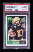 Justin Herbert 2020 Panini Score #362 RC (PSA 10) at PristineAuction.com