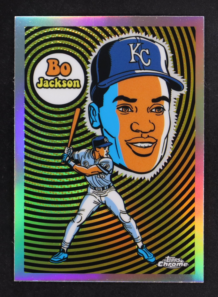 Bo Jackson 2023 Topps Chrome Ultra Violet All Stars #UV11 at PristineAuction.com Bo Jackson 2023 Topps Chrome Ultra Violet All Stars #UV11 at PristineAuction.com
