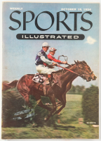 1954 First Horse Racing Cover "Sports Illustrated" Magazine at PristineAuction.com