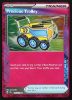 Precious Trolley 2024 Pokemon TCG Scarlet & Violet Surging Sparks #185 at PristineAuction.com