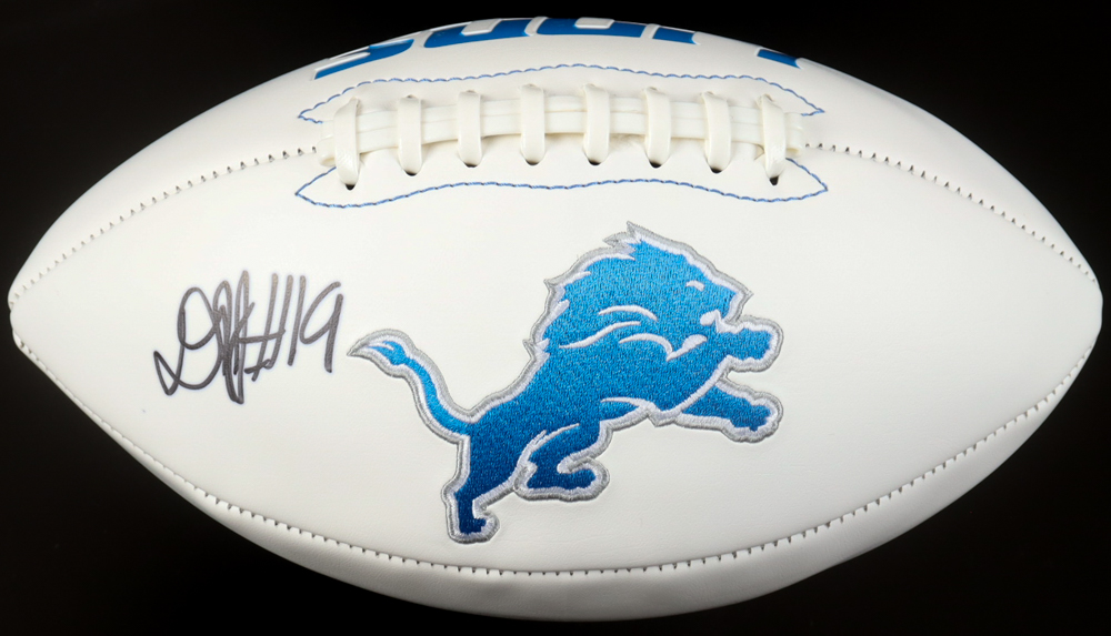 Donovan Peoples-Jones Signed Lions Logo Football (Schwartz) at PristineAuction.com Donovan Peoples-Jones Signed Lions Logo Football (Schwartz) at PristineAuction.com