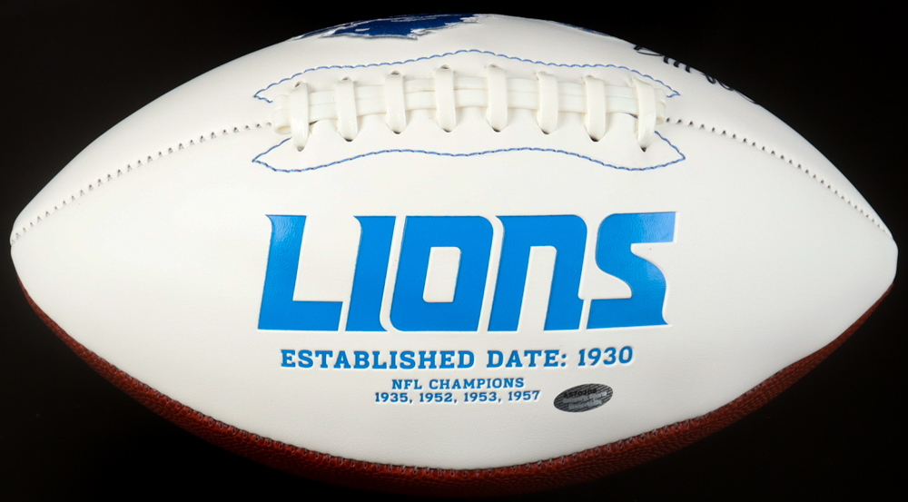 Donovan Peoples-Jones Signed Lions Logo Football (Schwartz) at PristineAuction.com Donovan Peoples-Jones Signed Lions Logo Football (Schwartz) at PristineAuction.com