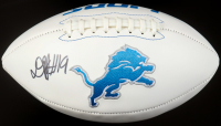 Donovan Peoples-Jones Signed Lions Logo Football (Schwartz) at PristineAuction.com