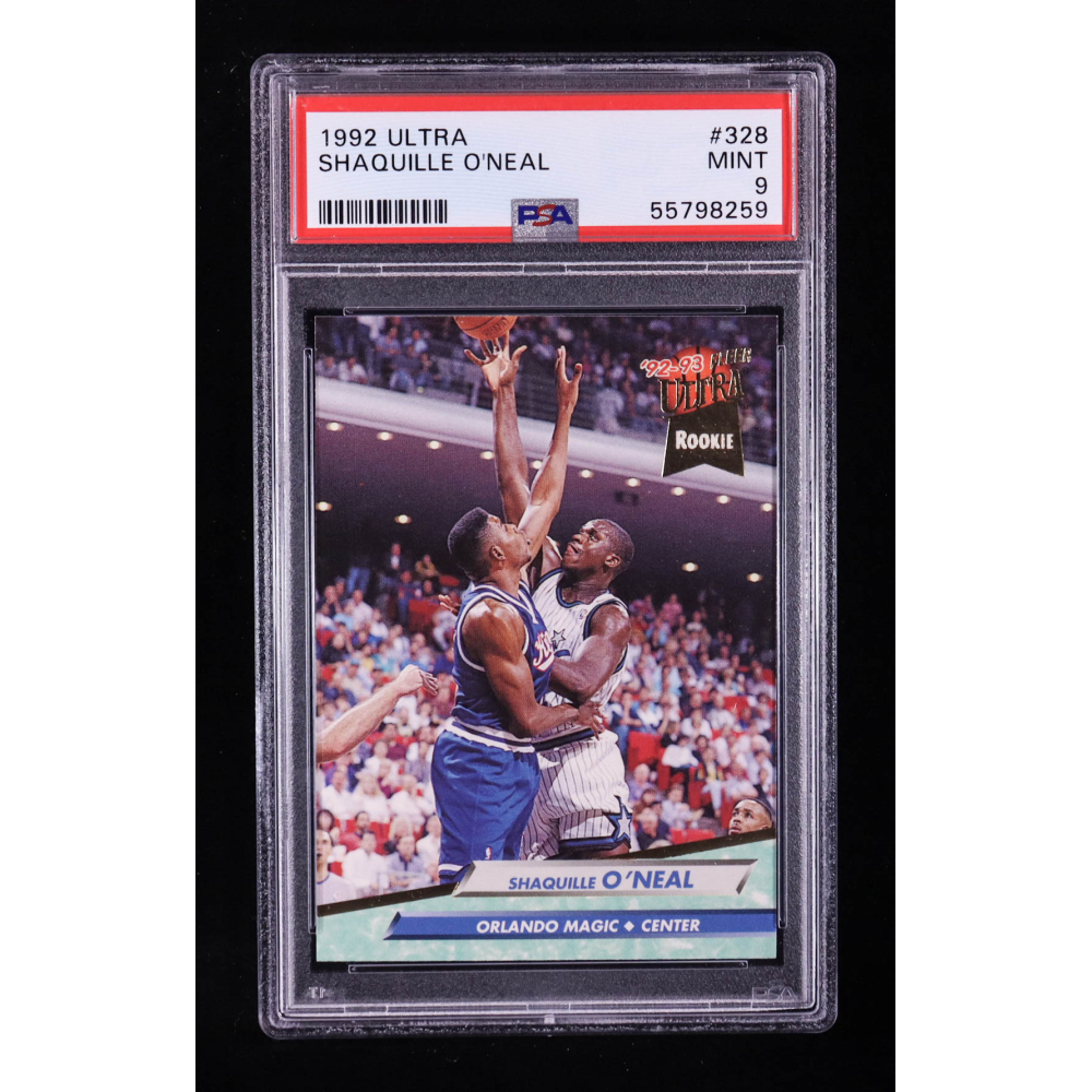 Shaquille O'Neal 1992-93 Fleer Ultra #328 RC (PSA 9) at PristineAuction.com