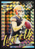 Dillon Gabriel 2025 Panini Mosaic Light it Up Mosaic #21 RC at PristineAuction.com