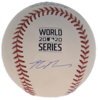 Max Muncy Signed 2020 World Series Baseball (Fanatics & MLB) at PristineAuction.com