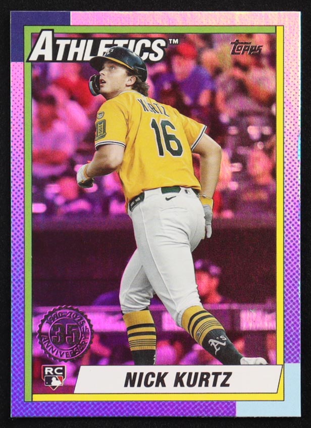 Nick Kurtz 2025 Topps Update '90 Topps #U9017 RC at PristineAuction.com Nick Kurtz 2025 Topps Update '90 Topps #U9017 RC at PristineAuction.com