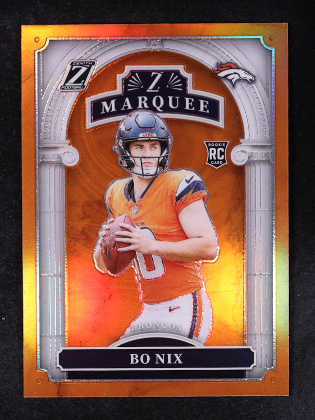 Bo Nix 2024 Zenith Z Marquee Orange #4 RC at PristineAuction.com Bo Nix 2024 Zenith Z Marquee Orange #4 RC at PristineAuction.com