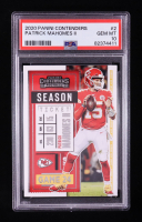Patrick Mahomes 2020 Panini Contenders Season Ticket #2 (PSA 10) at PristineAuction.com