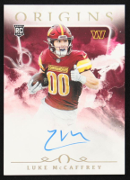 Luke McCaffrey 2024 Panini Origins Rookie Autographs #32 RC at PristineAuction.com