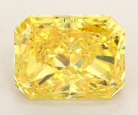 .83 Carats Lab Grown Yellow Diamond Loose VVS2 (IGI Cert) at PristineAuction.com