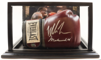 Mike Tyson Signed Vintage Everlast Muhammad Ali Model Glove With Display Case (Tyson & PSA) at PristineAuction.com