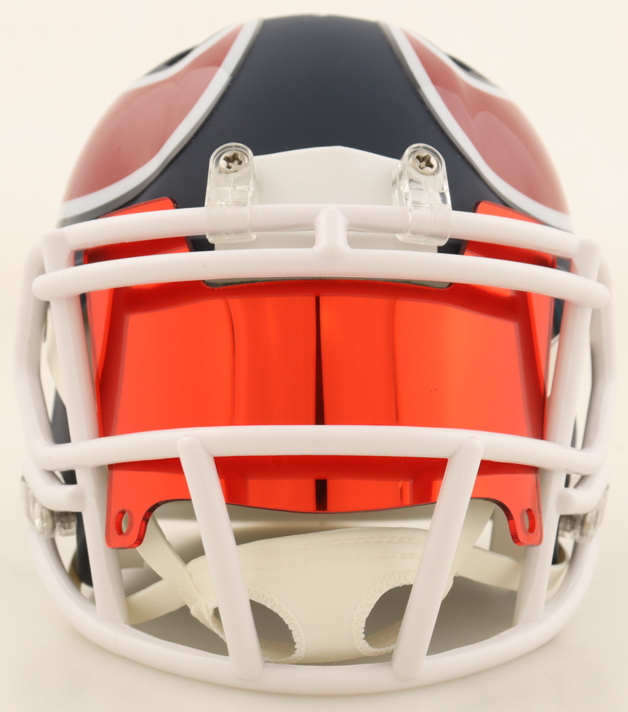 Andre Johnson Signed Texans AMP Alternate Speed Mini Helmet With Visor (JSA) at PristineAuction.com Andre Johnson Signed Texans AMP Alternate Speed Mini Helmet With Visor (JSA) at PristineAuction.com