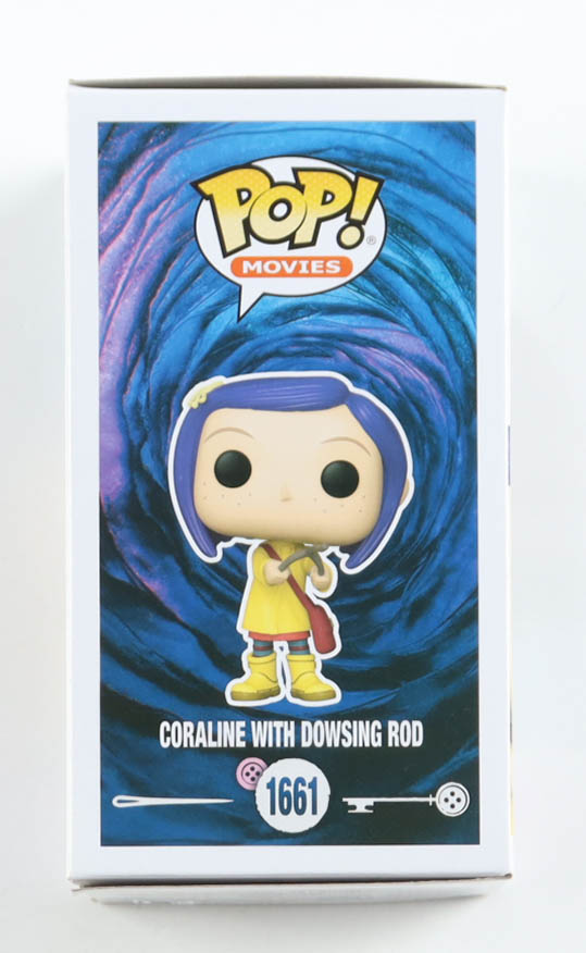 Dakota Fanning Signed "Coraline" #1661 Coraline With Dowsing Rod Funko Pop! Vinyl Figure (PSA) at PristineAuction.com Dakota Fanning Signed "Coraline" #1661 Coraline With Dowsing Rod Funko Pop! Vinyl Figure (PSA) at PristineAuction.com