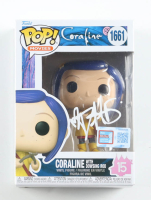 Dakota Fanning Signed "Coraline" #1661 Coraline With Dowsing Rod Funko Pop! Vinyl Figure (PSA) at PristineAuction.com