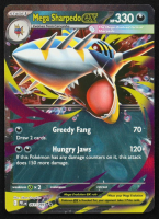 Mega Sharpedo ex 2025 Pokemon TCG Mega Evolution Phantasmal Flames #061 at PristineAuction.com