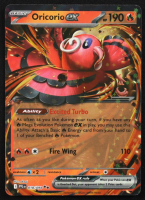 Oricorio ex 2025 Pokemon TCG Mega Evolution Phantasmal Flames #018 at PristineAuction.com