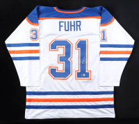 Grant Fuhr Signed Jersey (Beckett) at PristineAuction.com