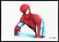 "Spider-Man" Marvel LE 8x12 Art Print by Thang Nguyen #/100 (PA) at PristineAuction.com