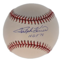 Ralph Kiner Signed OML Baseball Inscribed "HOF 75" (PSA) at PristineAuction.com