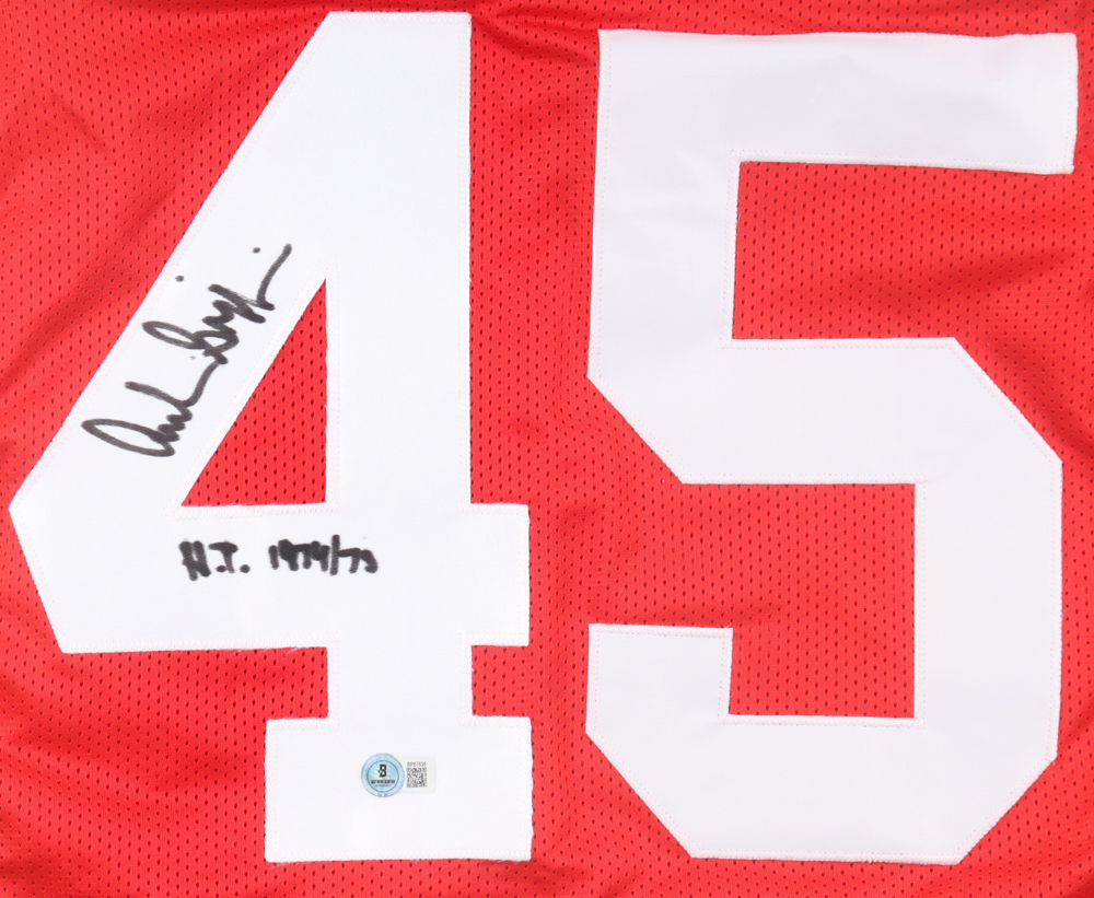 Archie Griffin Signed Jersey Inscribed "H.T. 1974/75" (Beckett) at PristineAuction.com Archie Griffin Signed Jersey Inscribed "H.T. 1974/75" (Beckett) at PristineAuction.com