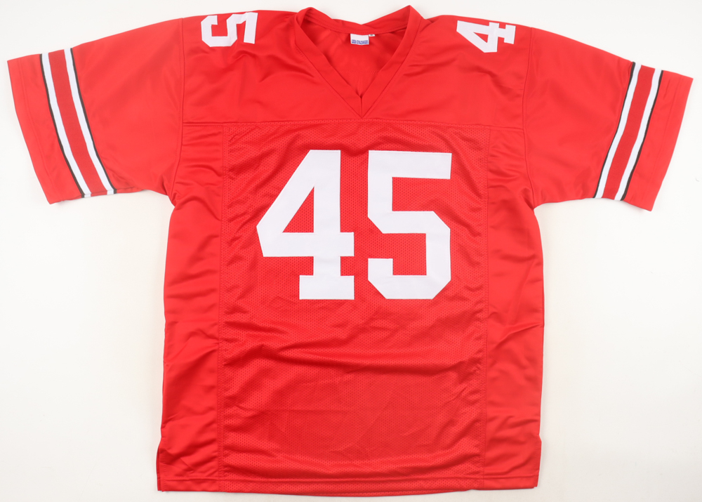 Archie Griffin Signed Jersey Inscribed "H.T. 1974/75" (Beckett) at PristineAuction.com Archie Griffin Signed Jersey Inscribed "H.T. 1974/75" (Beckett) at PristineAuction.com