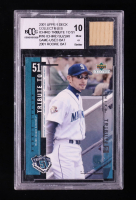 Ichiro Suzuki 2001 Upper Deck Collectibles Tribute to 51 Game-Used Bat Rookie #I16 RC (BCCG 10) at PristineAuction.com