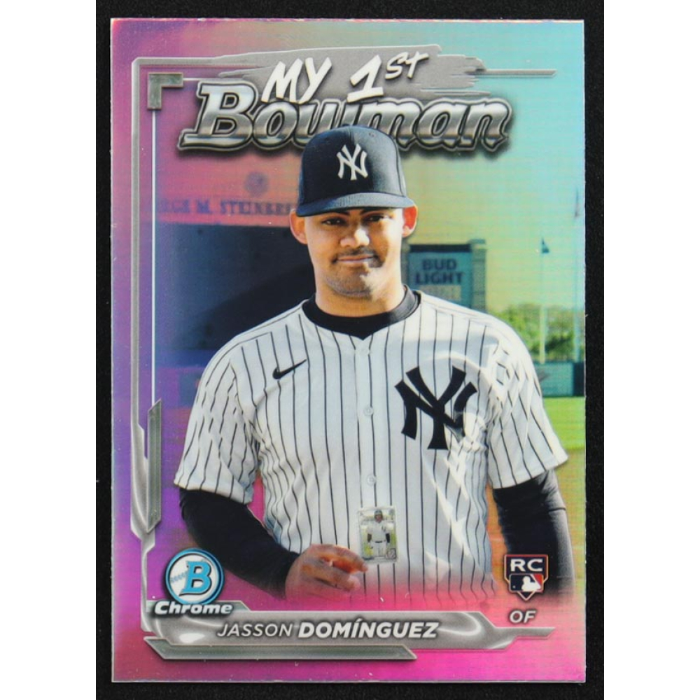 Jasson Dominguez 2024 Bowman Chrome My 1st Bowman #M1B32 RC at PristineAuction.com
