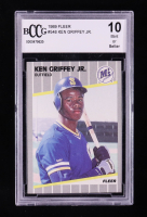 Ken Griffey Jr. 1989 Fleer #548 RC (BCCG 10) at PristineAuction.com