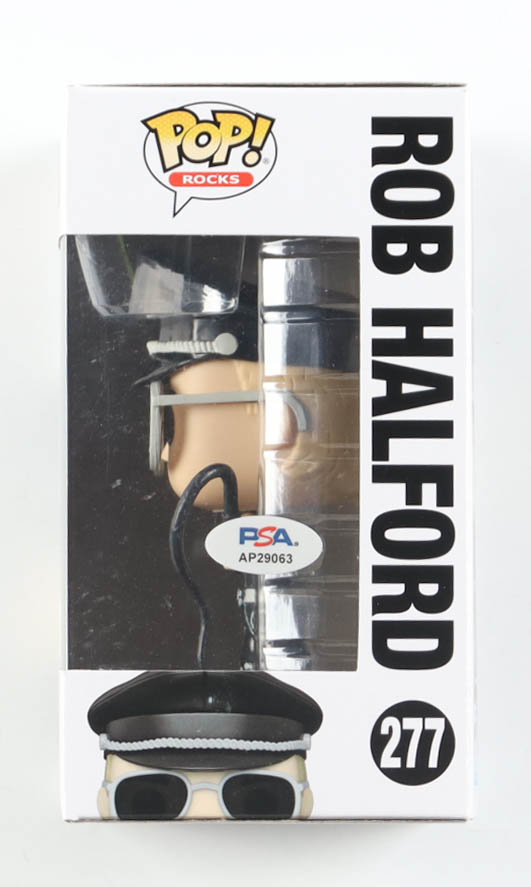 Rob Halford Signed "Judas Priest" #277 Funko Pop! Vinyl Figure (PSA) at PristineAuction.com Rob Halford Signed "Judas Priest" #277 Funko Pop! Vinyl Figure (PSA) at PristineAuction.com