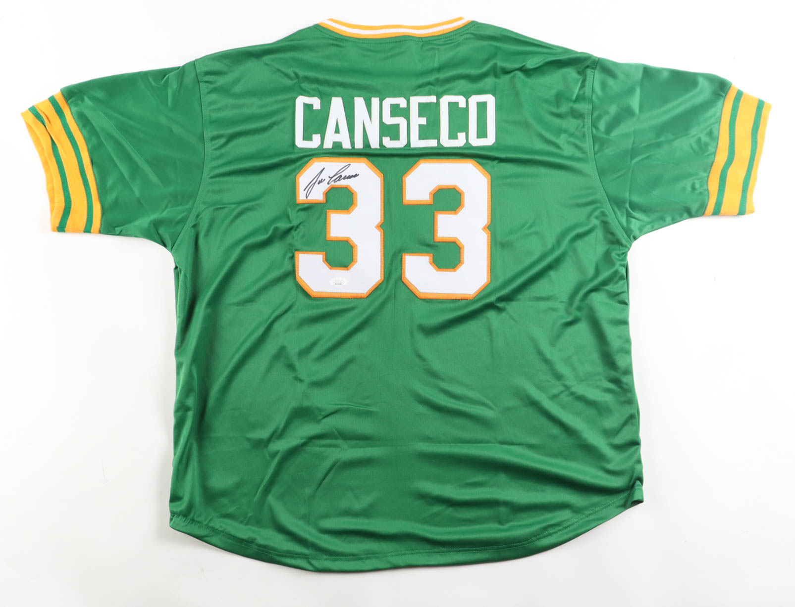 Jose Canseco Signed Jersey (JSA) at PristineAuction.com Jose Canseco Signed Jersey (JSA) at PristineAuction.com