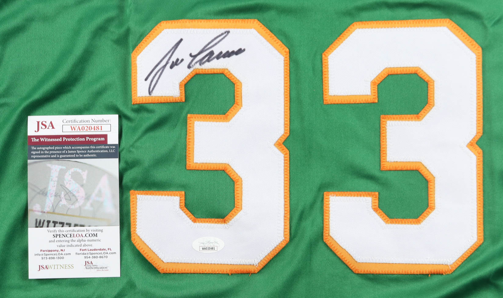 Jose Canseco Signed Jersey (JSA) at PristineAuction.com Jose Canseco Signed Jersey (JSA) at PristineAuction.com