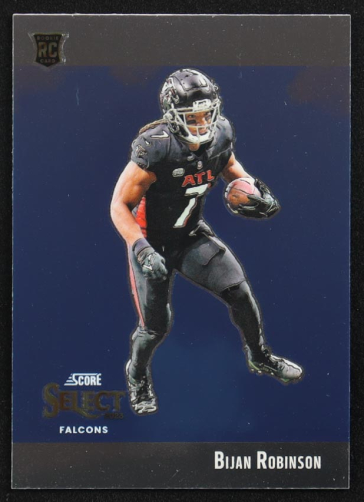 Bijan Robinson 2023 Select Score Select Throwback #4 RC