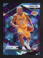 Shaquille O'Neal 2024-25 Panini Mosaic Epic Performers Mosaic Ice #16 #014/125 at PristineAuction.com