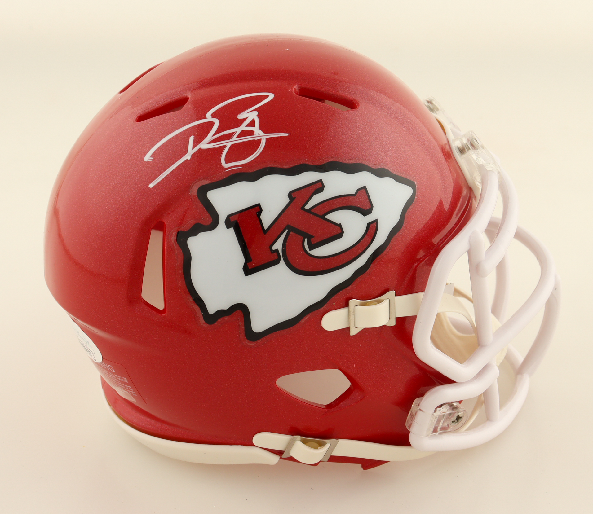 Dwayne Bowe Signed Chiefs Speed Mini Helmet (JSA) at PristineAuction.com Dwayne Bowe Signed Chiefs Speed Mini Helmet (JSA) at PristineAuction.com