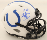 Reggie Wayne Signed Colts Lunar Eclipse Alternate Speed Mini Helmet (PSA) at PristineAuction.com